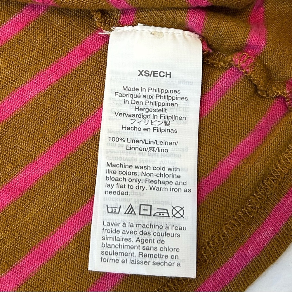 J.Crew Linen Ruffle Sleeve Top | Size XS - Picture 4 of 8